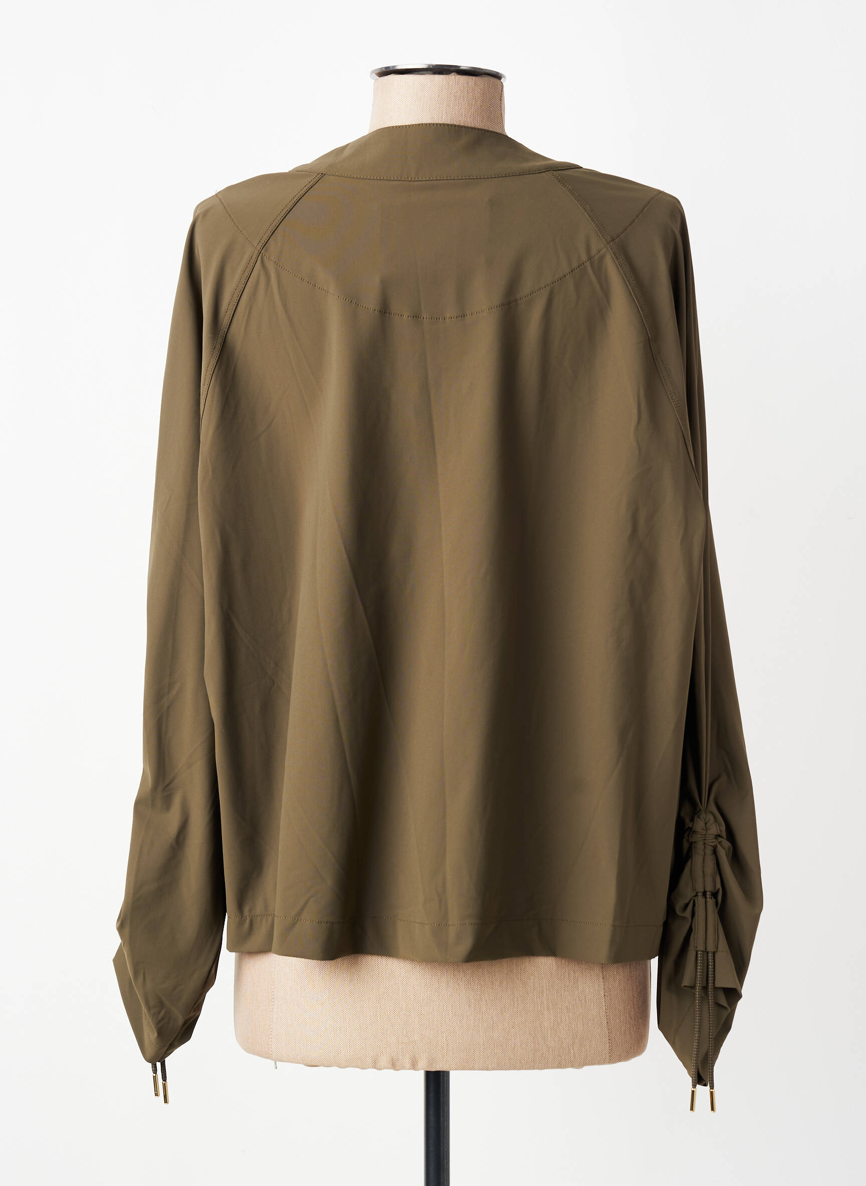 Veste casual col tailleur vert EVA KAYAN femme