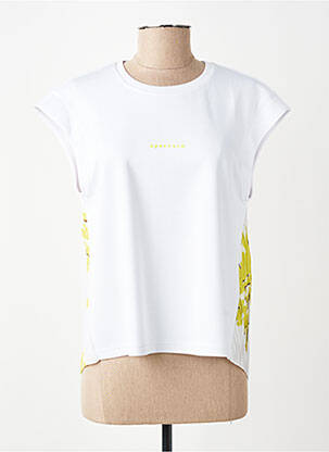 T-shirt coupe droite manches courtes blanc SPORTALM femme