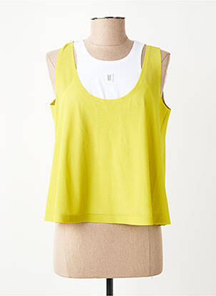 Top stretch sans manche vert SPORTALM femme