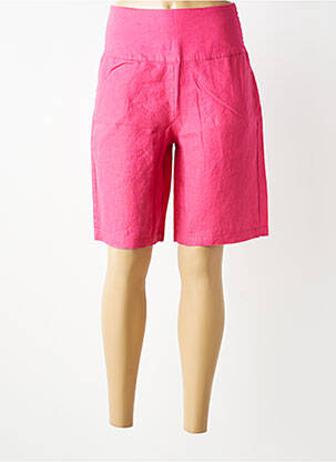 Bermuda taille élastique taille normale rose MASAI femme