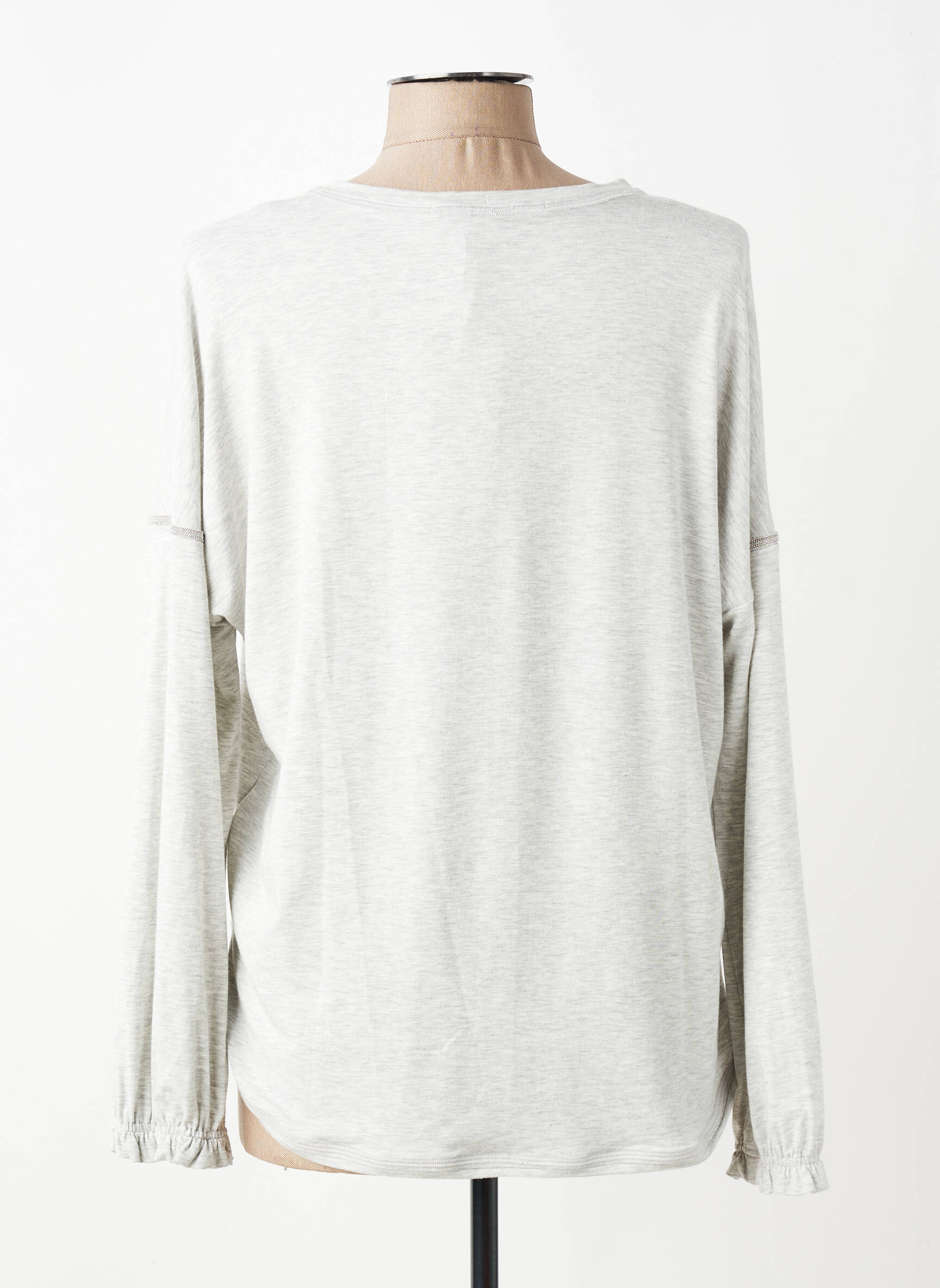 T-shirt manches longues manches longues gris BEATE HEYMANN femme