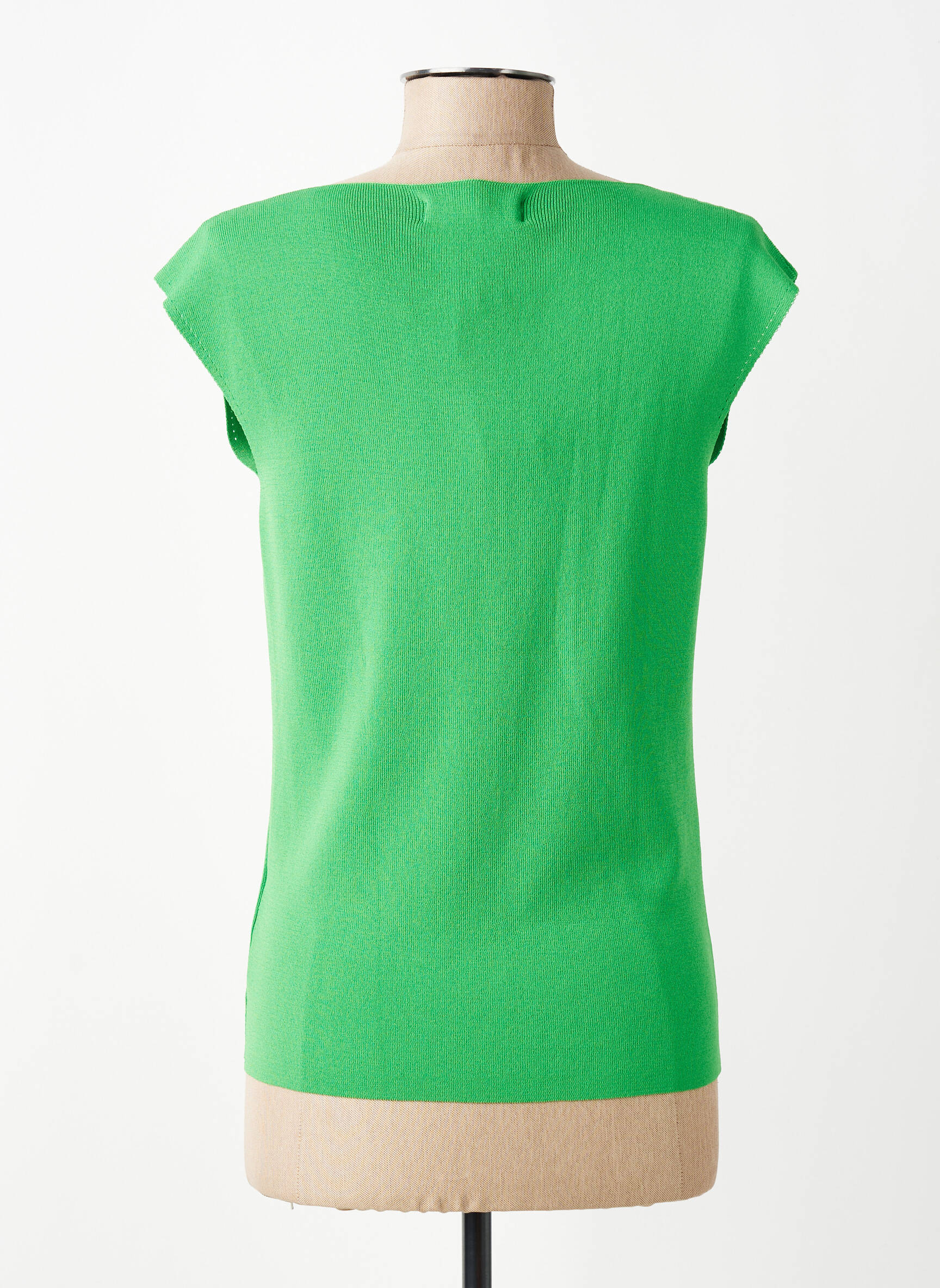 Gilet sans manche maille fine vert ALDO MARTIN'S femme
