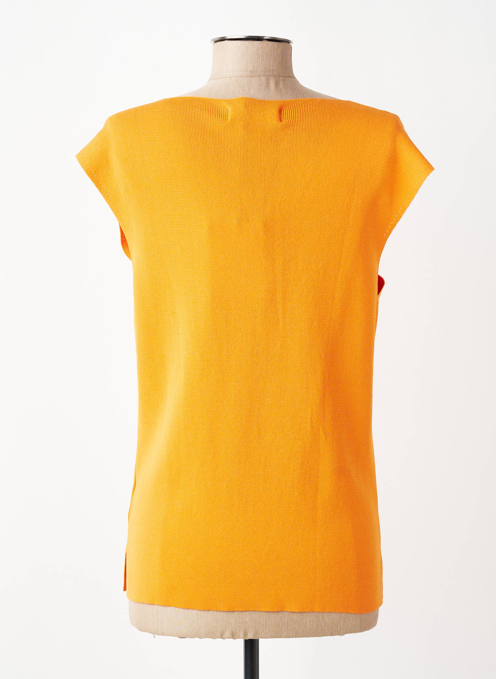 Gilet sans manche maille fine orange ALDO MARTIN'S femme