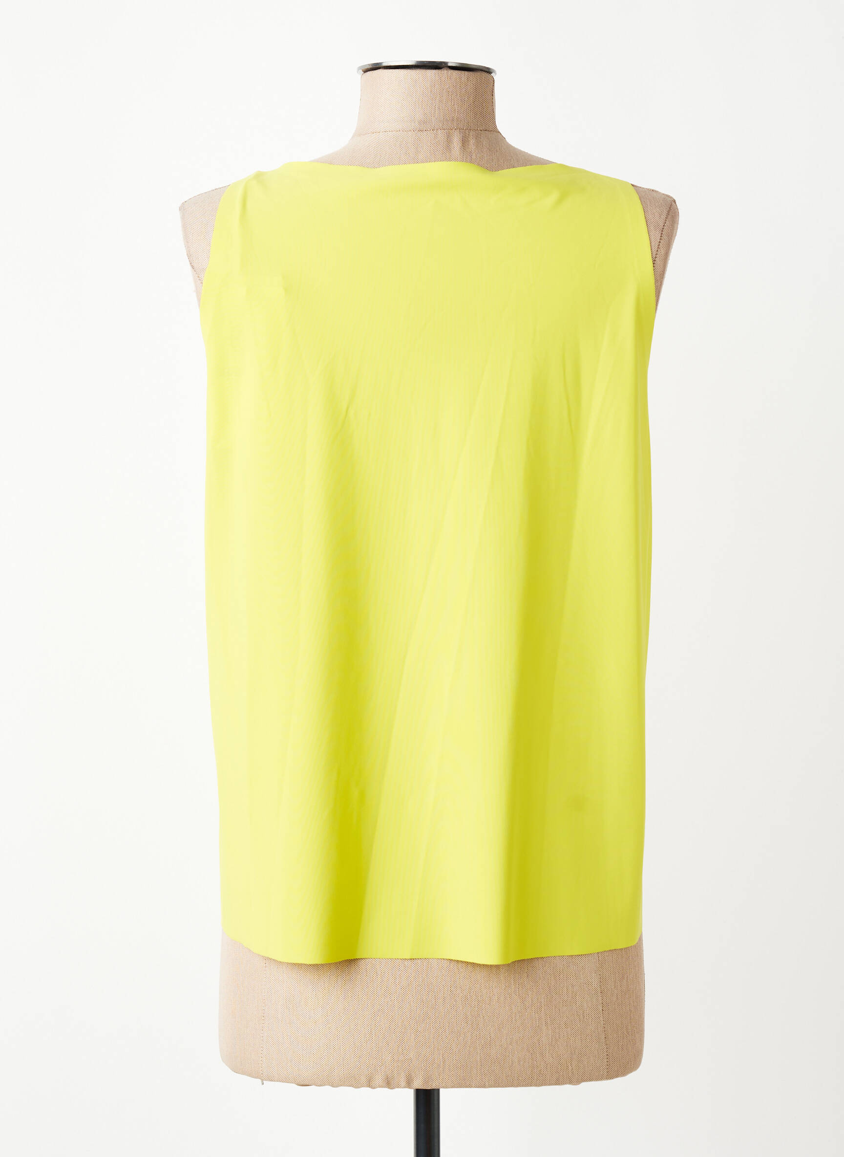 Top stretch fines bretelles vert SPORTMAX femme