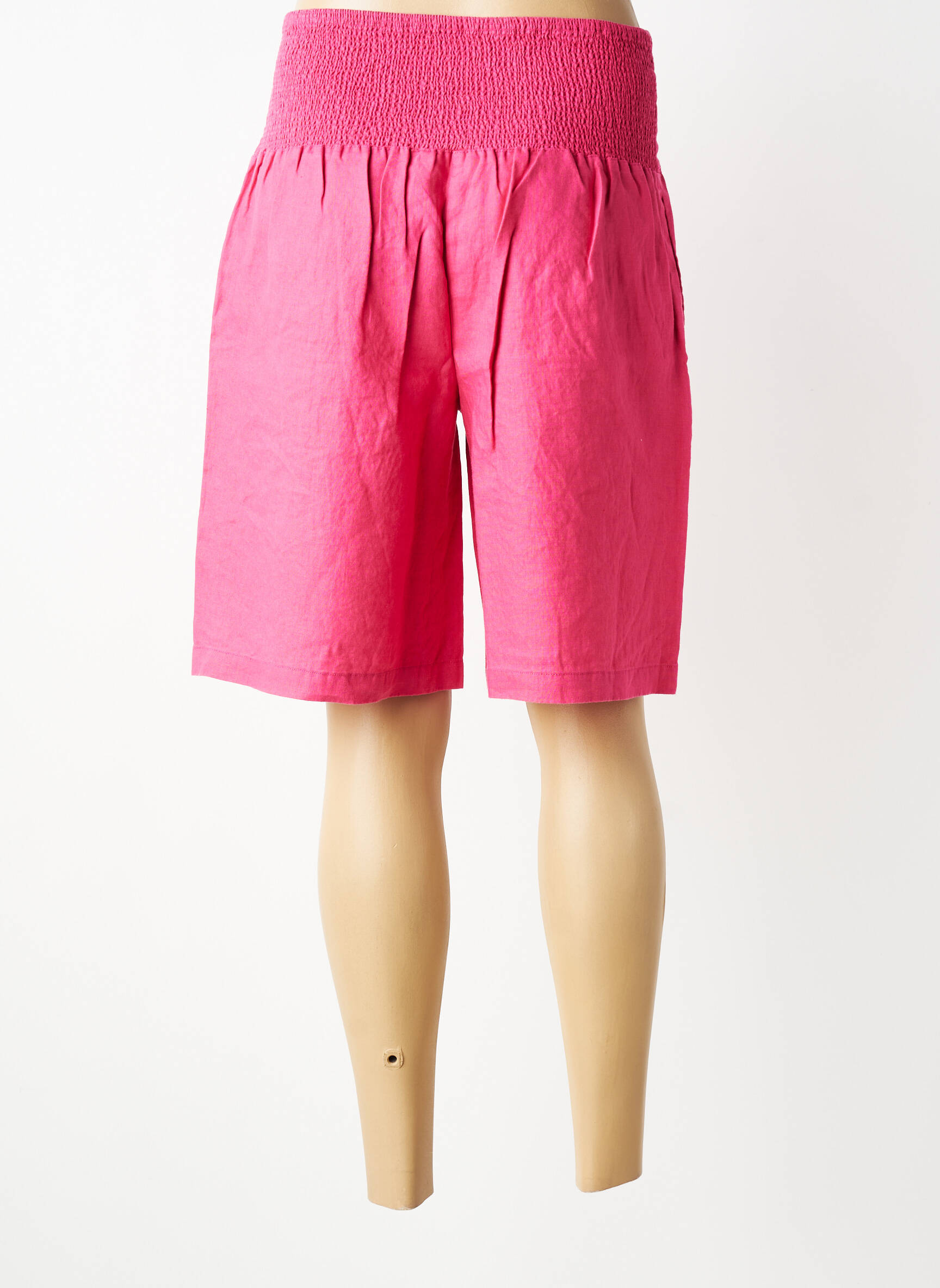 Bermuda taille élastique taille normale rose MASAI femme