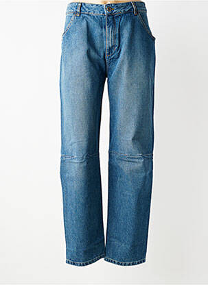 Jeans coupe droite stretch taille normale bleu EVA KAYAN femme