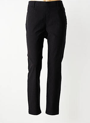 Pantalon slim taille élastique noir CISO femme