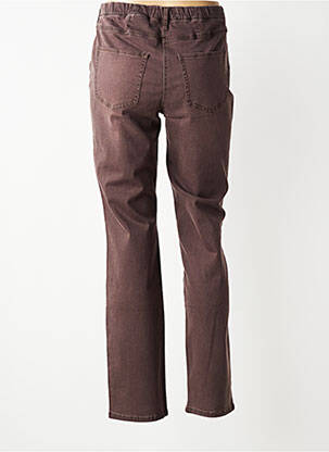 Jeans coupe slim stretch taille normale marron RECOVER C.C. femme