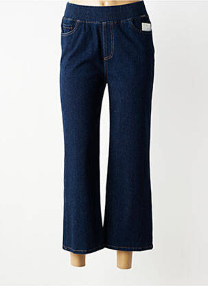 Jeans coupe large stretch taille normale bleu AGATHE & LOUISE femme