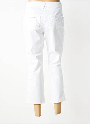 Pantacourt coupe droite taille normale blanc ELISA CAVALETTI femme