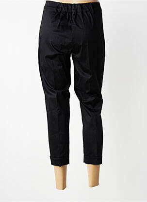 Pantacourt taille haute taille haute noir TRICOT CHIC femme
