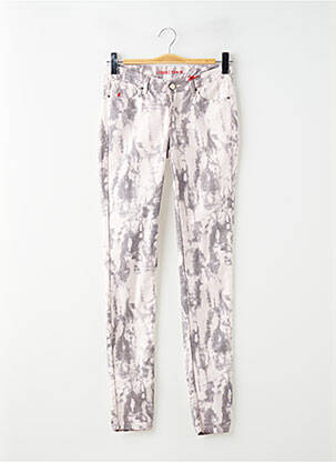 Jeans coupe slim stretch taille normale rose I.CODE (By IKKS) femme