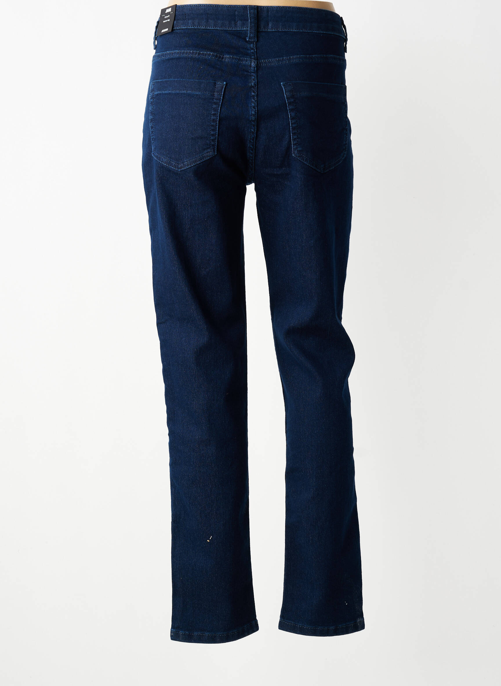 Jeans coupe slim tissage brut taille normale bleu JENSEN femme