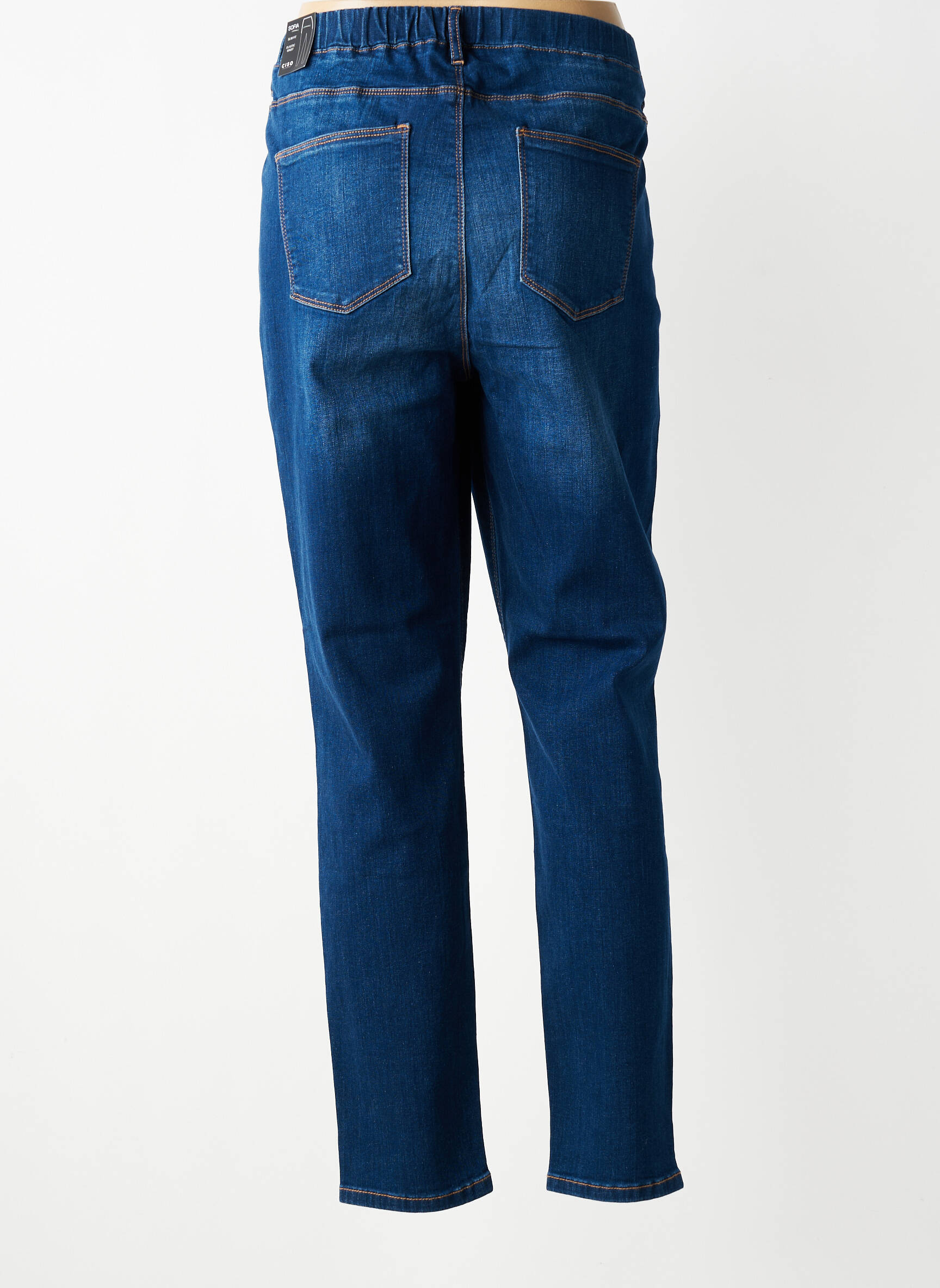 Jegging tissage denim taille normale bleu CISO femme