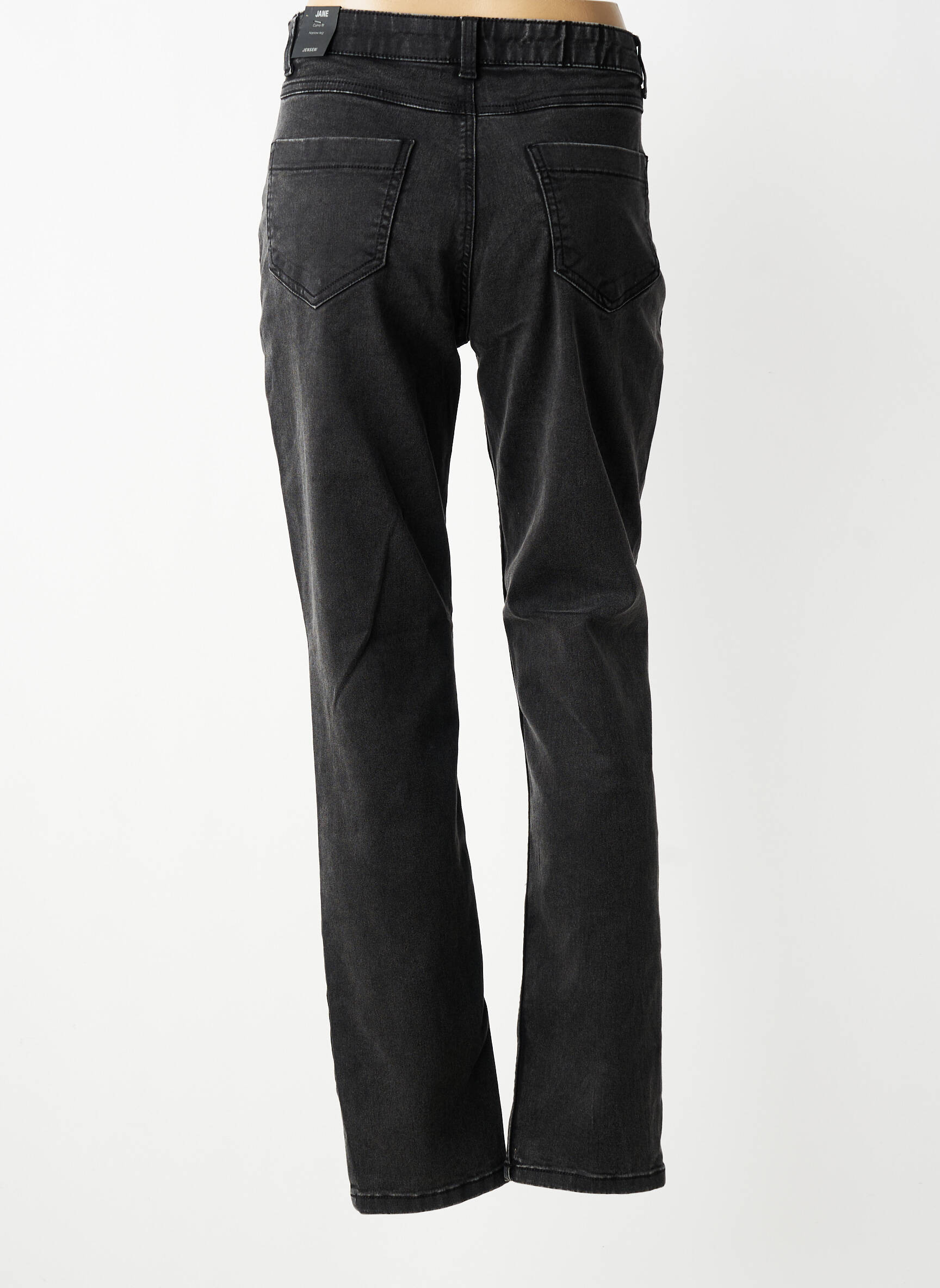 Jeans coupe slim stretch taille normale gris JENSEN femme