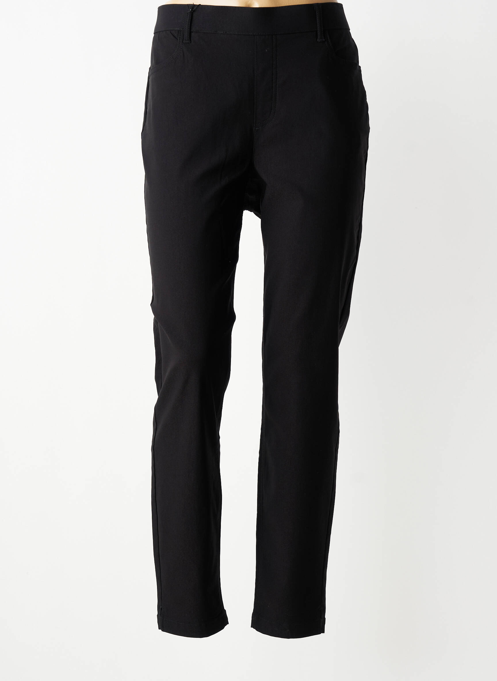 Pantalon slim taille élastique noir CISO femme