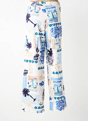 Pantalon large taille normale taille normale bleu TUZZI femme