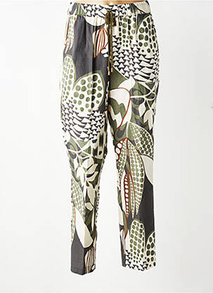 Pantalon slim taille élastique taille normale vert TRICOT CHIC femme