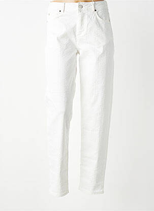 Jeans coupe slim stretch taille normale blanc EVA KAYAN femme