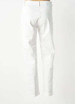 Jeans coupe slim stretch taille normale blanc EVA KAYAN femme