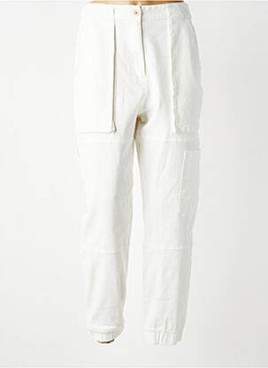 Jeans coupe slim tissage brut taille normale blanc ALEMBIKA femme