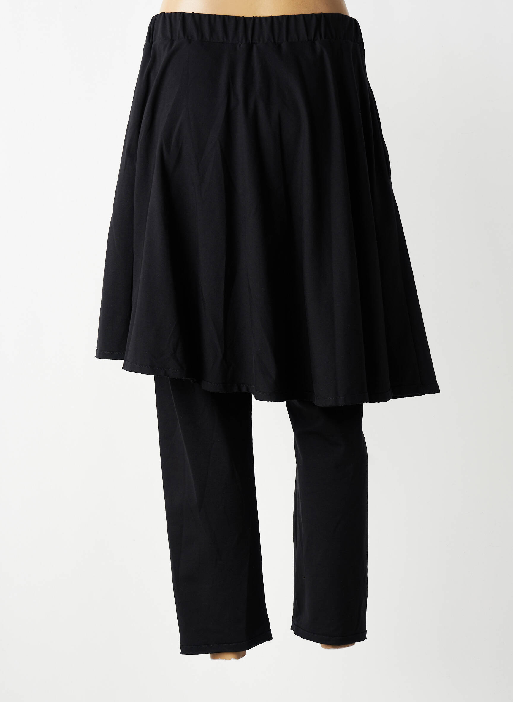 Pantalon slim taille élastique taille normale noir KEDZIOREK femme