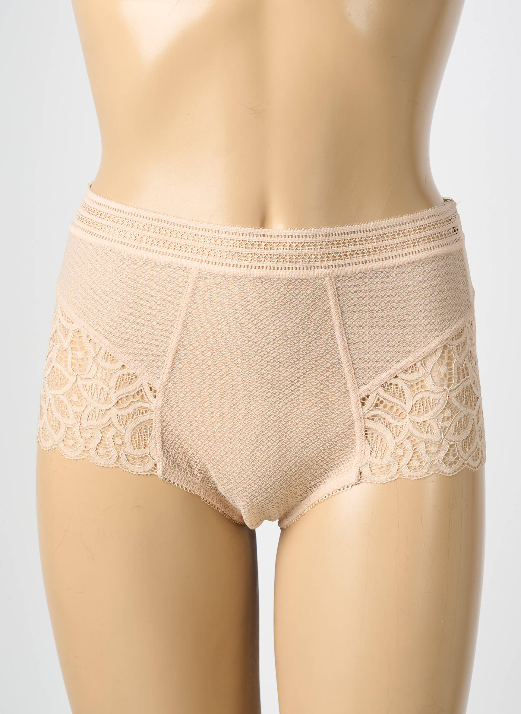 Culotte haute légère et transparente chair WACOAL femme