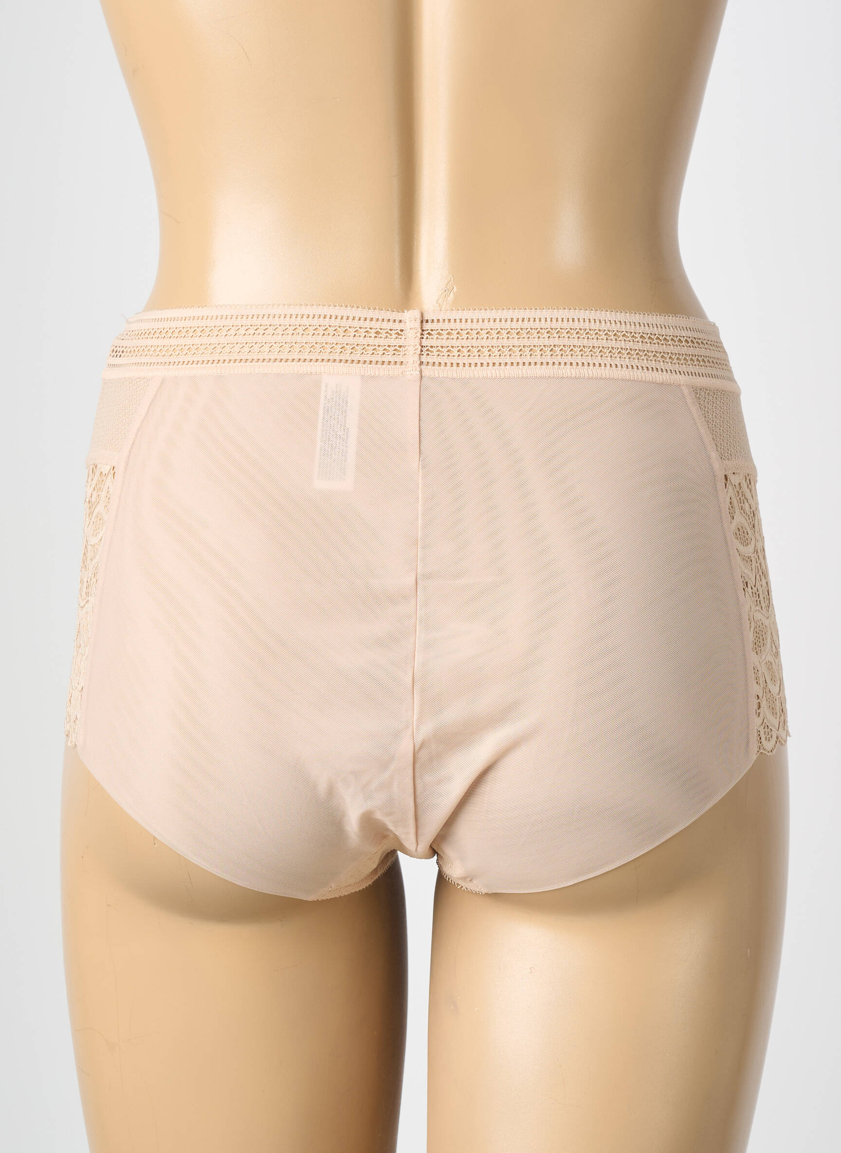 Culotte haute légère et transparente chair WACOAL femme