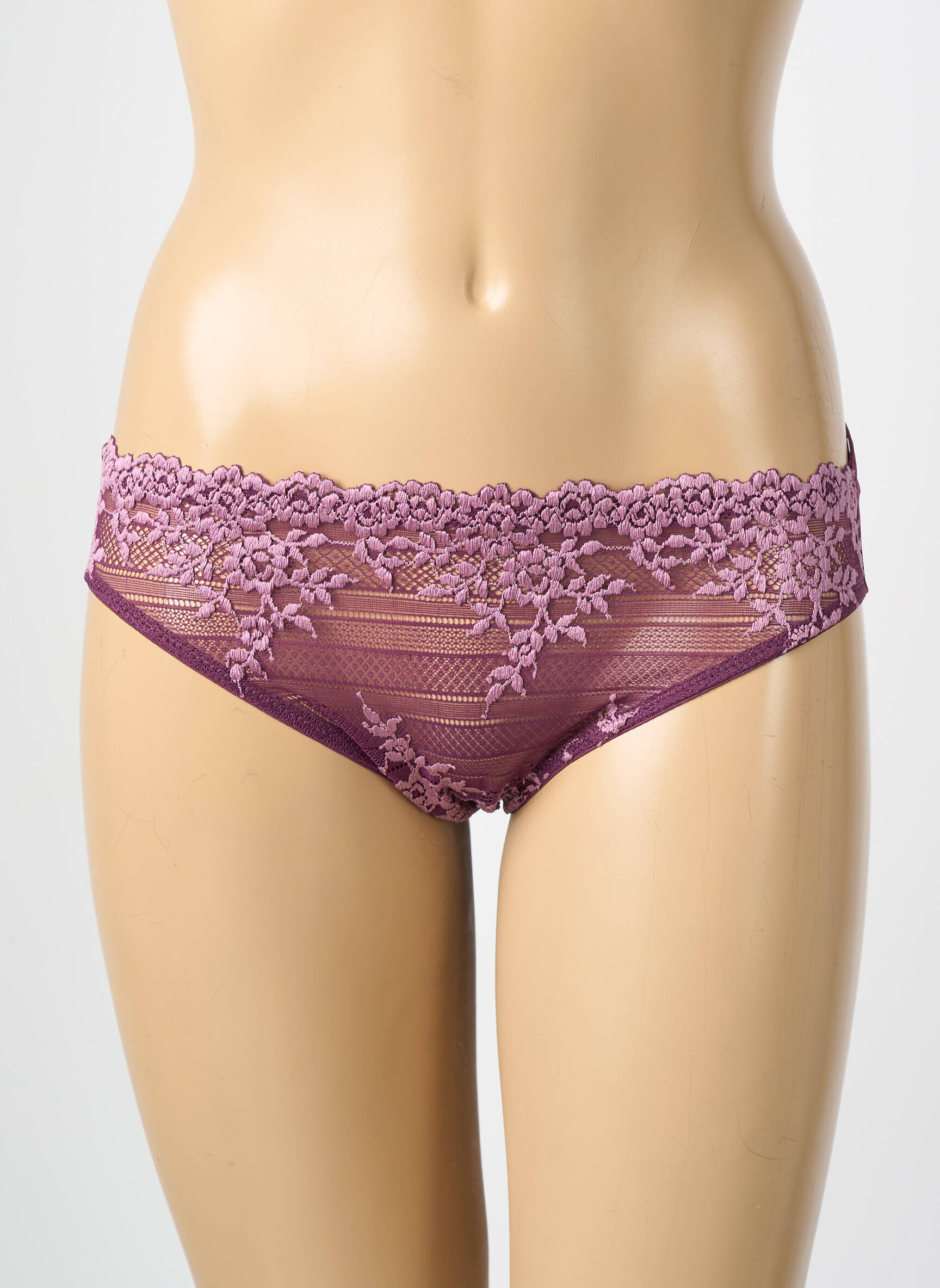 Culotte légère et transparente violet WACOAL femme
