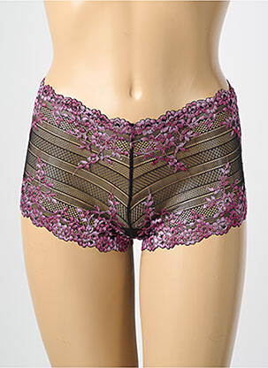 Shorty légère et transparente noir WACOAL femme