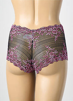 Shorty légère et transparente noir WACOAL femme