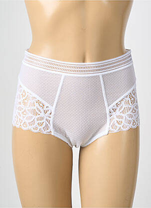 Culotte haute légère et transparente blanc WACOAL femme