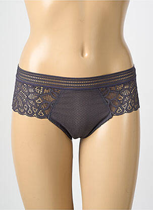 Tanga légère et transparente gris WACOAL femme