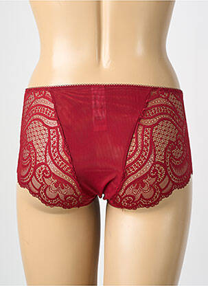 Culotte haute légère et transparente rouge WACOAL femme