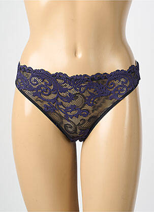 String stretch bleu WACOAL femme