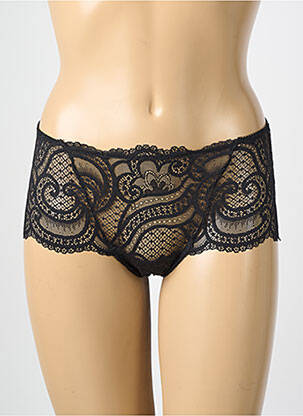 Shorty tissage dentelle noir WACOAL femme
