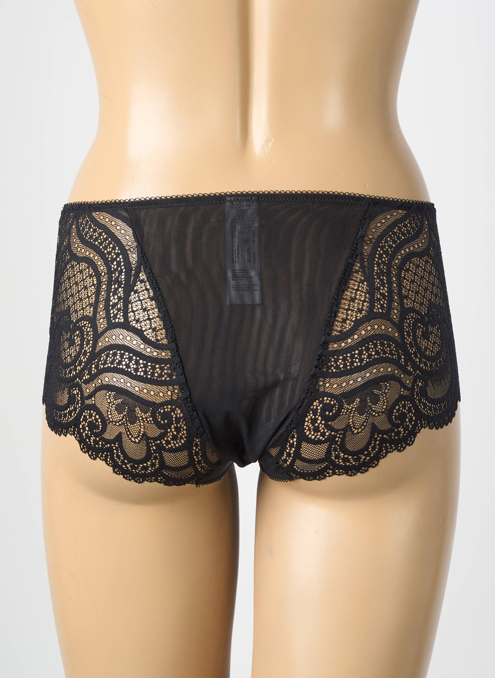 Shorty tissage dentelle noir WACOAL femme