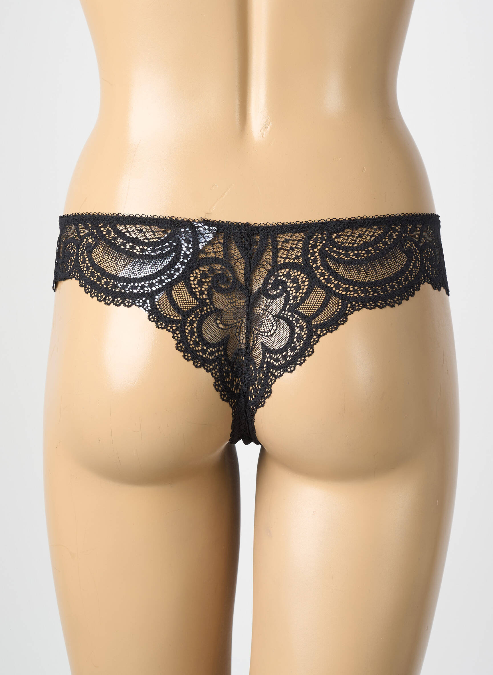 String tissage dentelle noir WACOAL femme