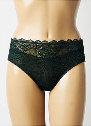 Culotte effet matière satinée vert WACOAL femme
