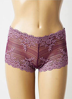 Shorty stretch rouge WACOAL femme