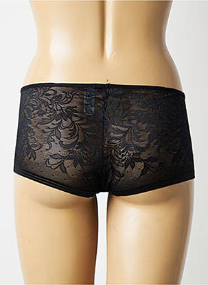 Shorty effet matière satinée noir WACOAL femme
