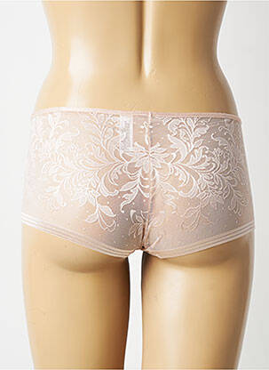 Shorty effet matière satinée rose WACOAL femme