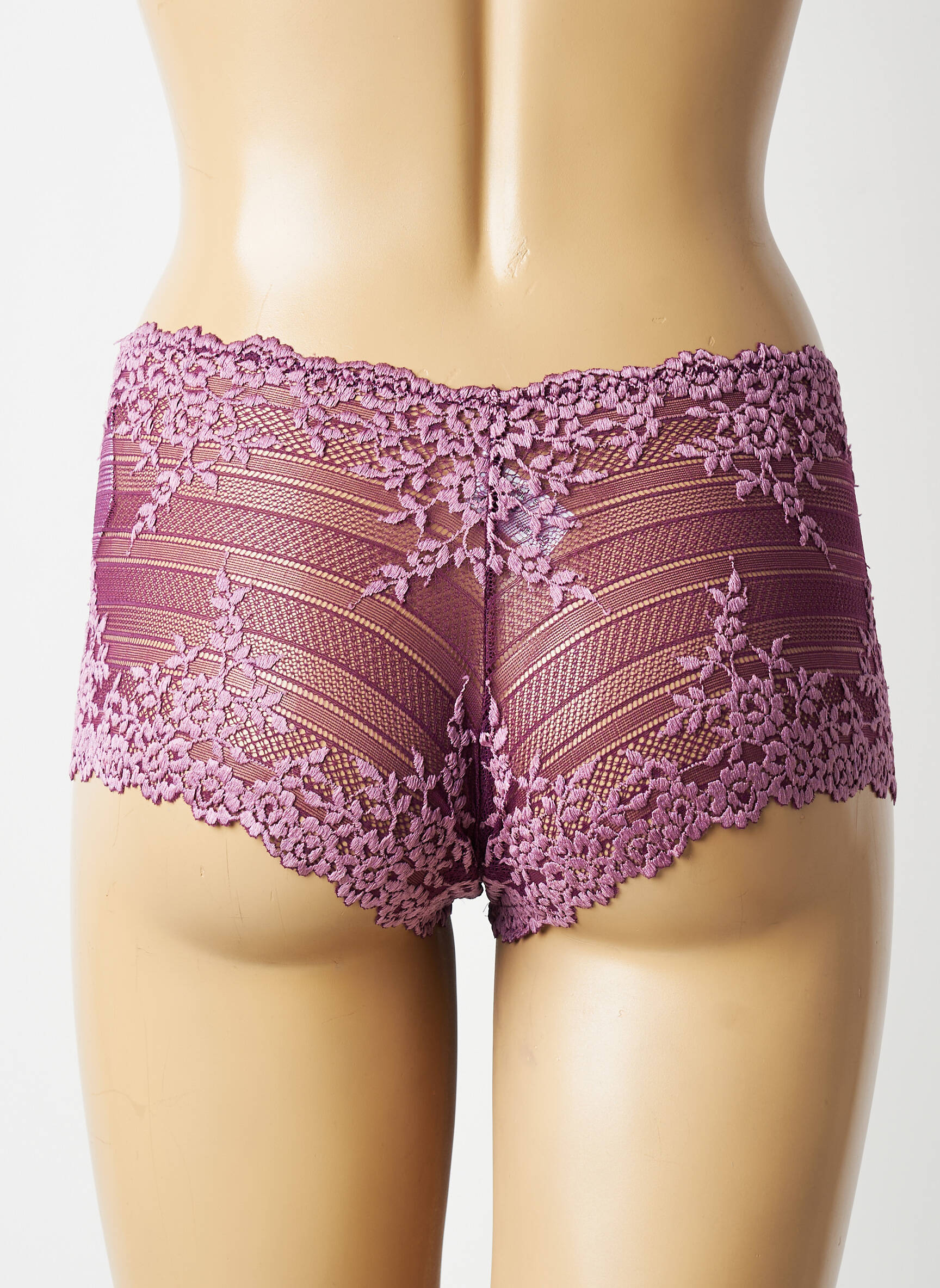Shorty stretch rouge WACOAL femme