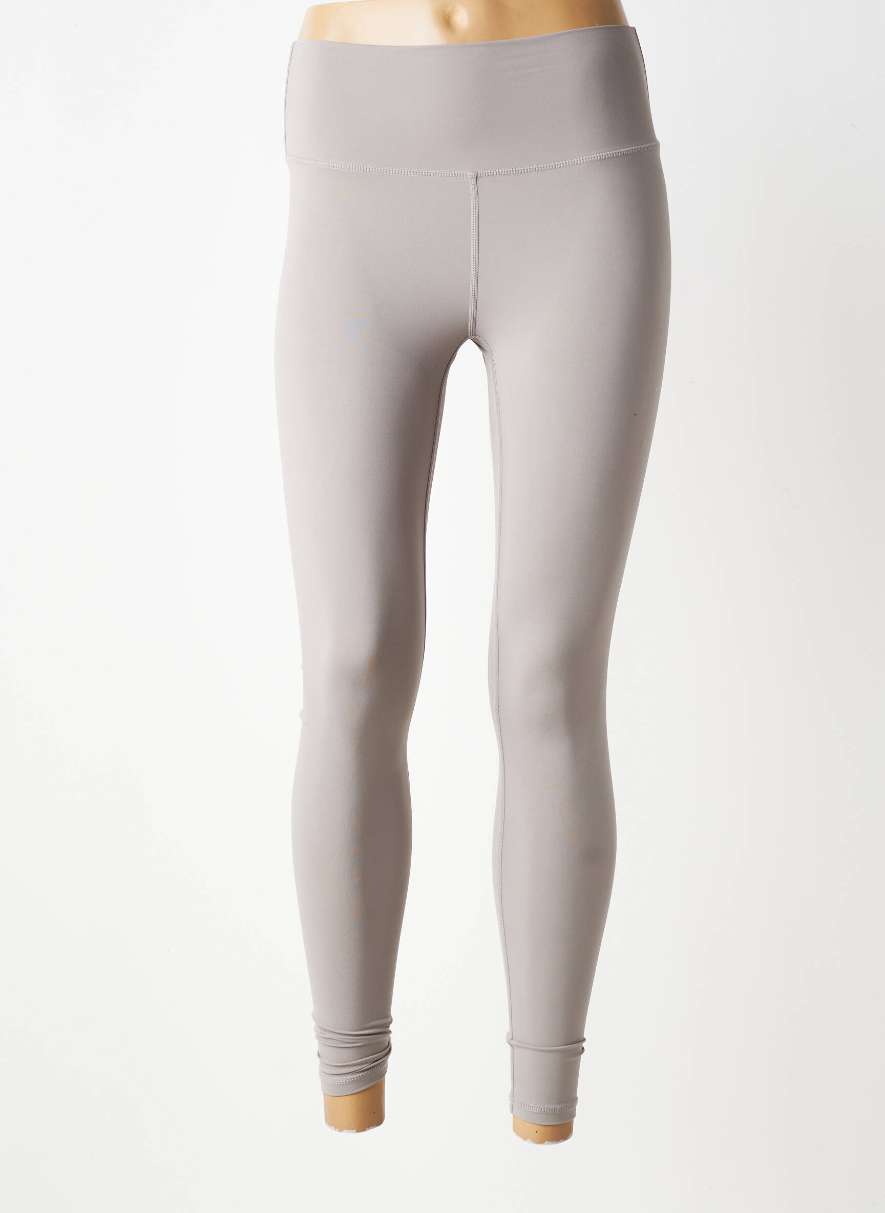 Legging taille haute taille haute gris LUNE ACTIVE femme