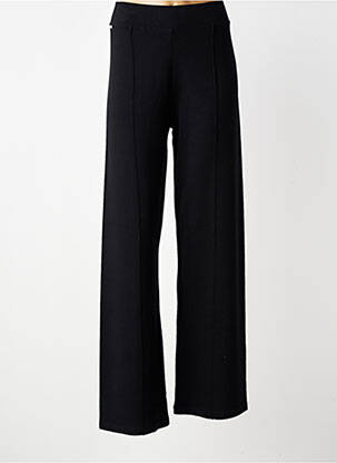 Pantalon droit stretch taille normale noir LUNE ACTIVE femme