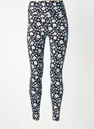 Legging effet matière satinée taille normale bleu NORBA femme