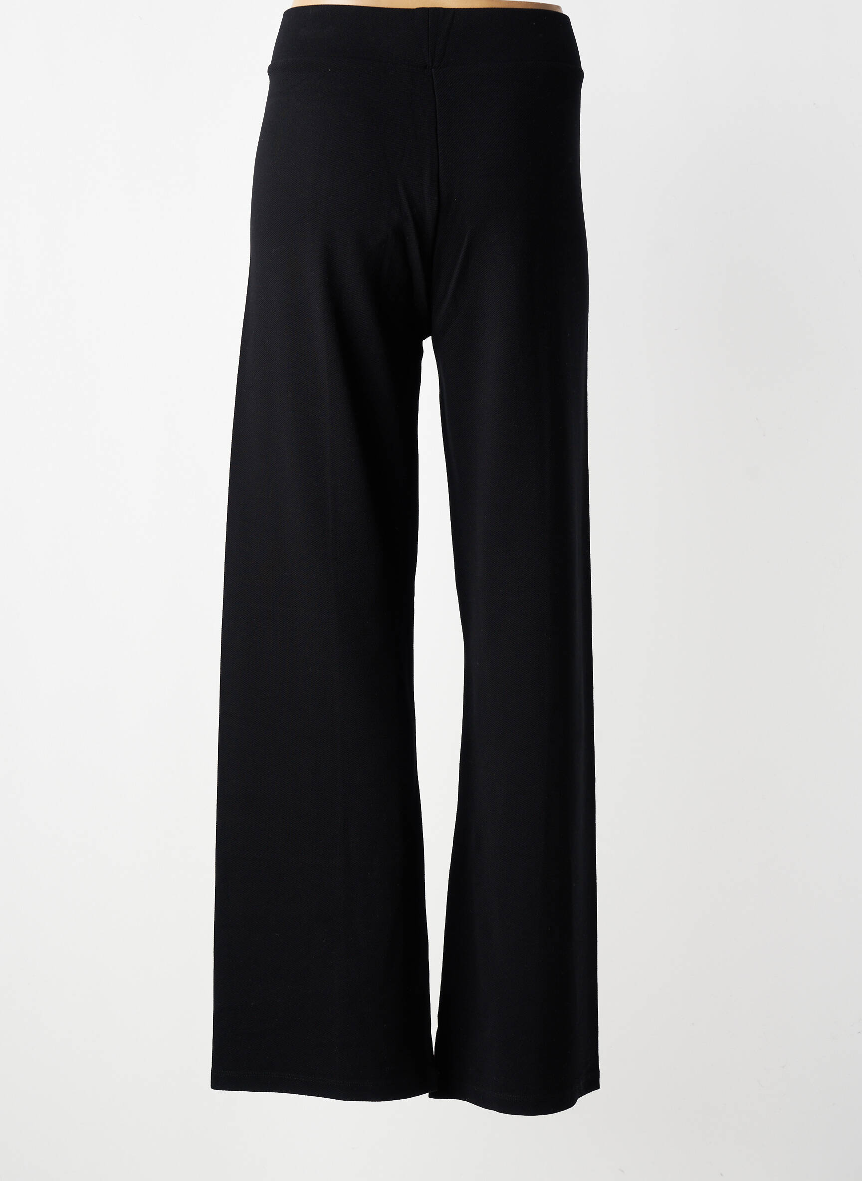 Pantalon droit stretch taille normale noir LUNE ACTIVE femme