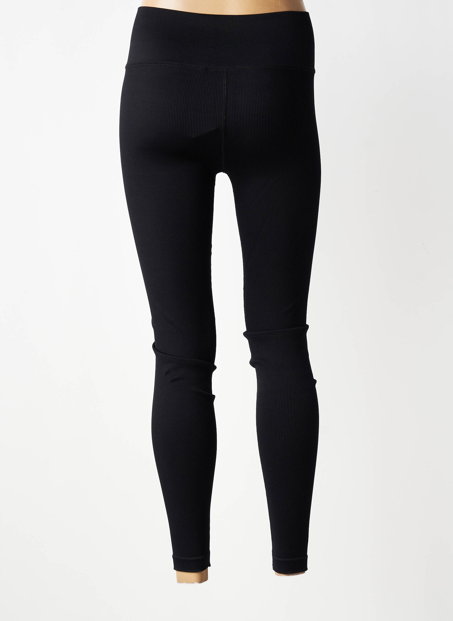 Legging sans repassage taille normale noir LUNE ACTIVE femme