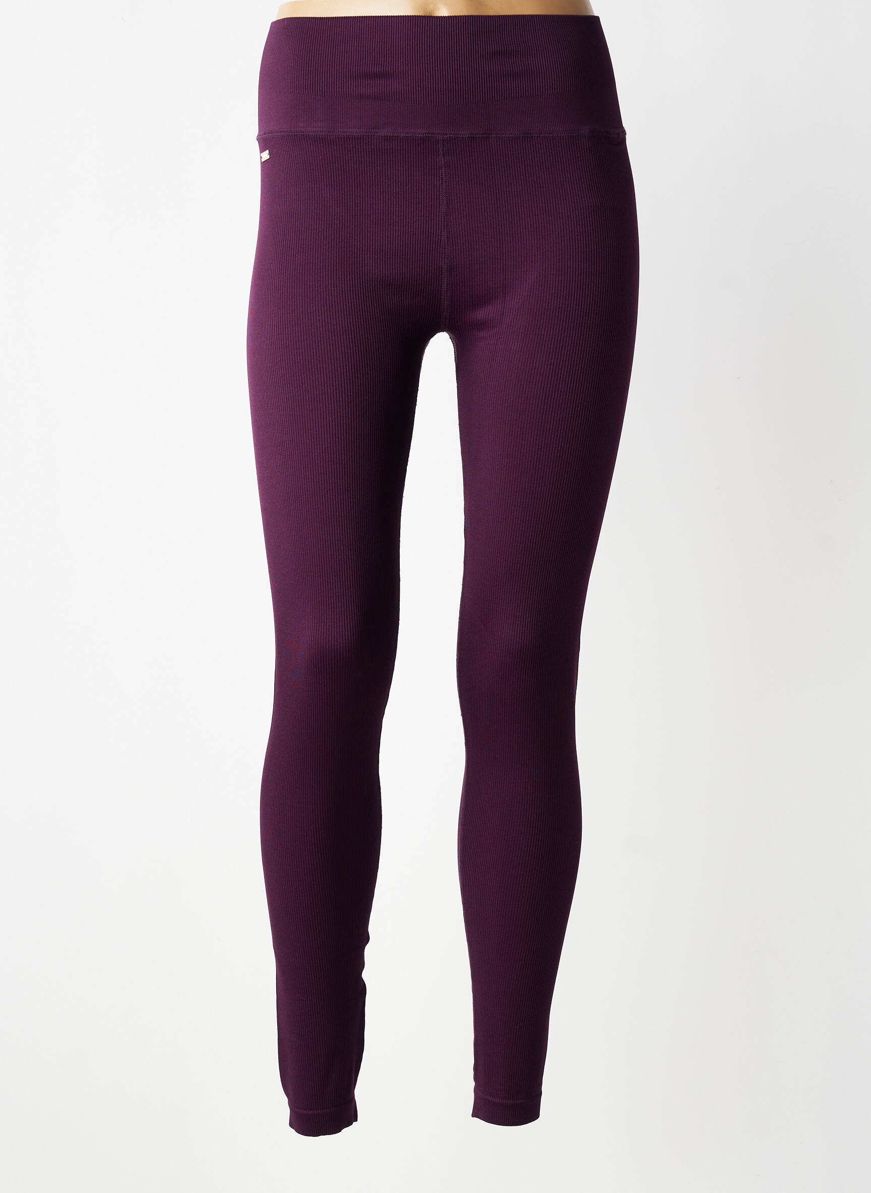 Legging sans repassage taille normale violet LUNE ACTIVE femme