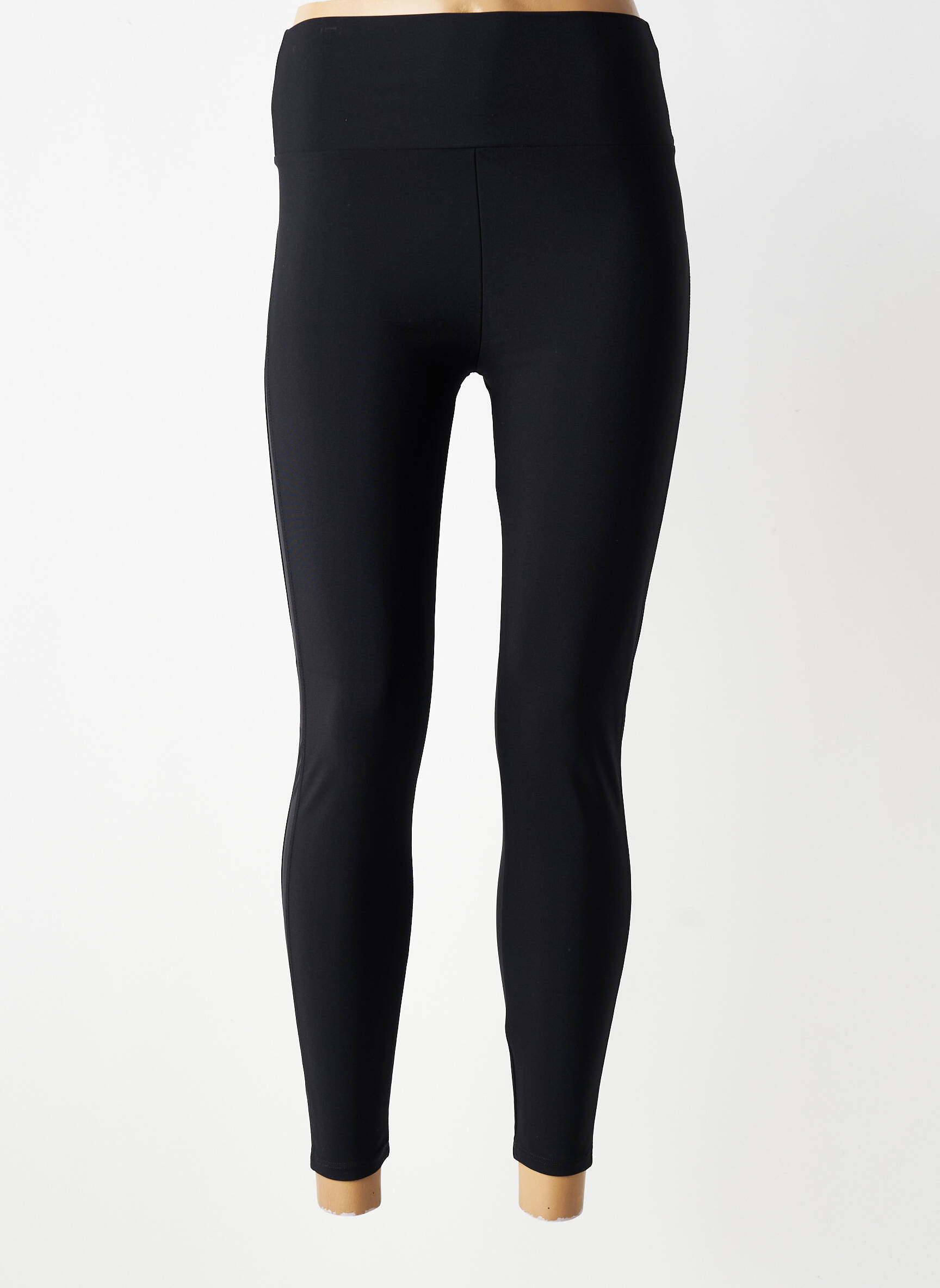 Legging effet matière satinée taille normale noir LANSTON SPORT femme
